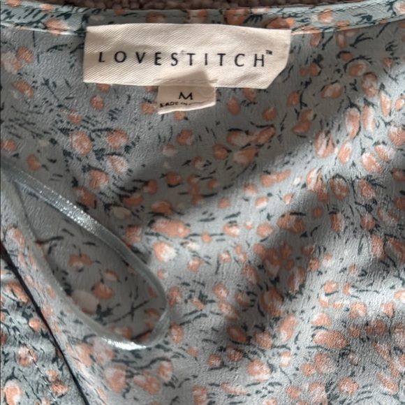 Lovestitch Wrap Dress with Floral Print Size M - Picture 2 of 7